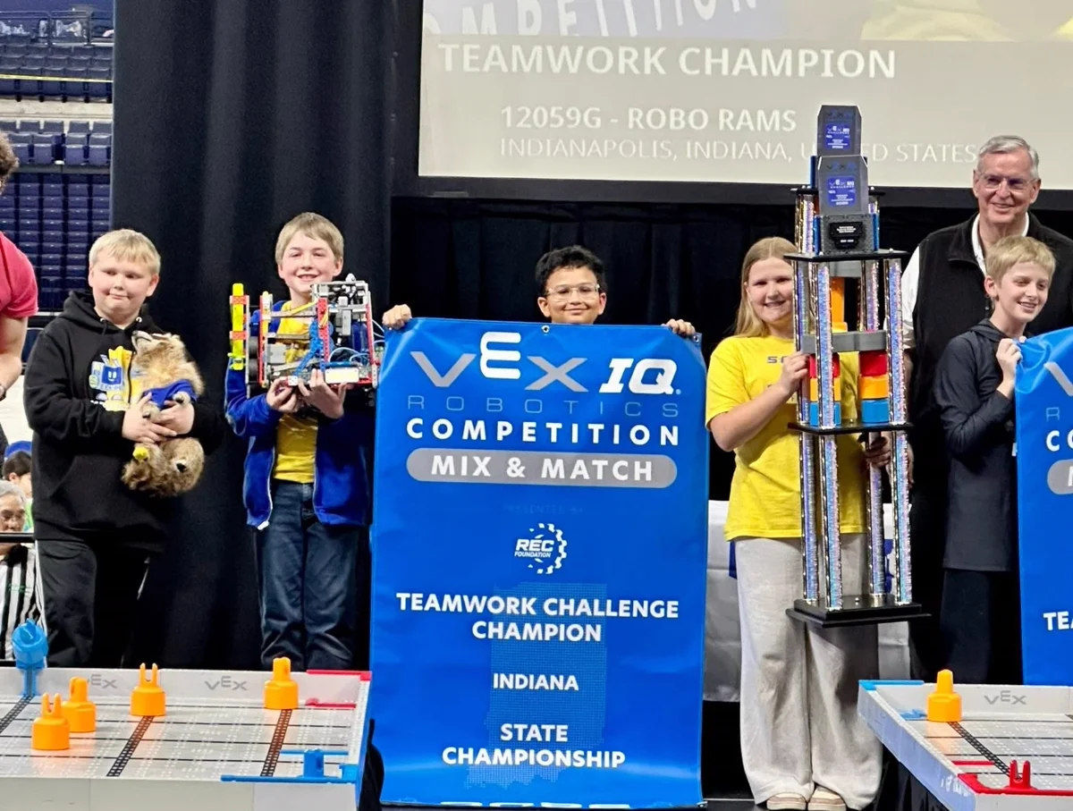 BCSC Robo Rams VEX IQ State Championship team