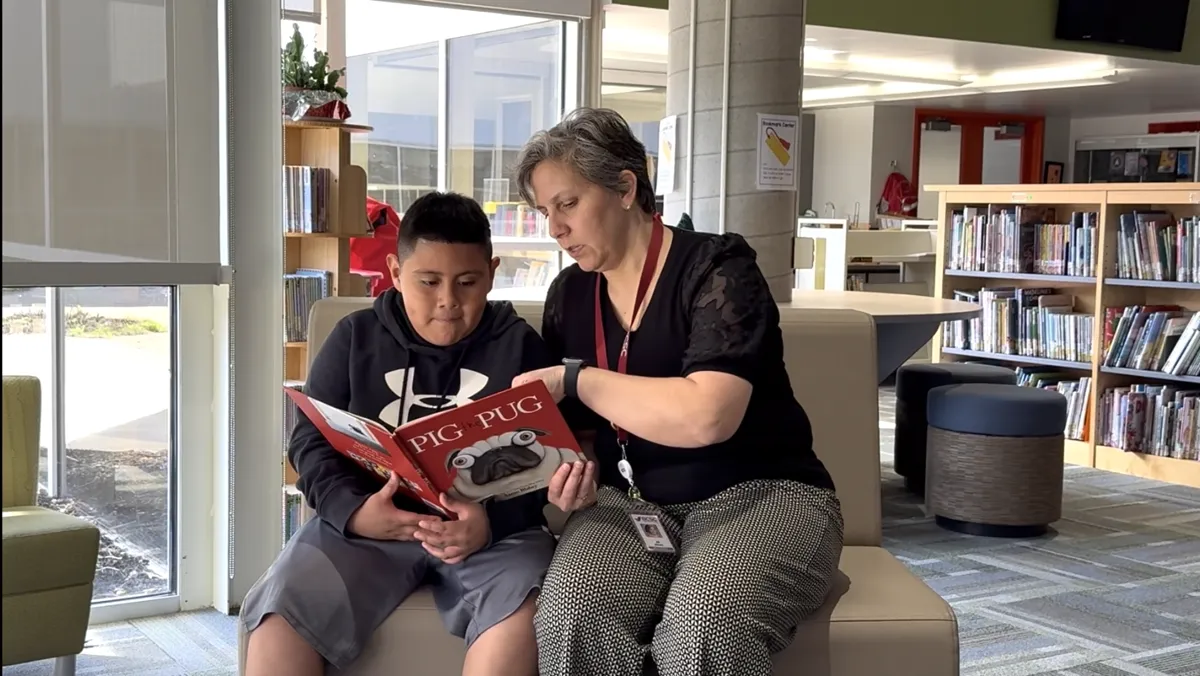 BCSC students reading in class